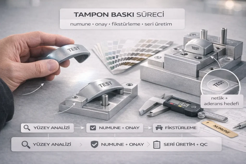 Efe Etiket’te Tampon Baskı Süreci