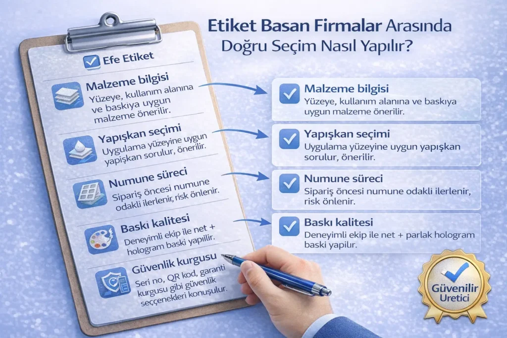 Etiket Baskı Firmaları