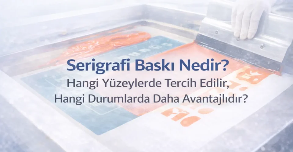 Serigrafi Baskı Nedir