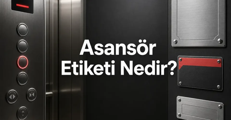 Asansör Etiketi